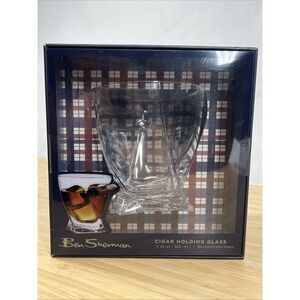 NEW Ben Sherman Cigar Holding Highball Tumbler Borosilicate Glass 11-Ounces.